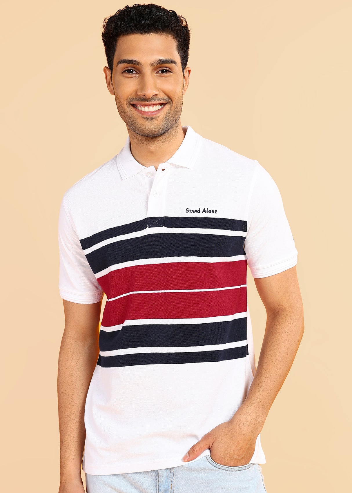 Striped Polo