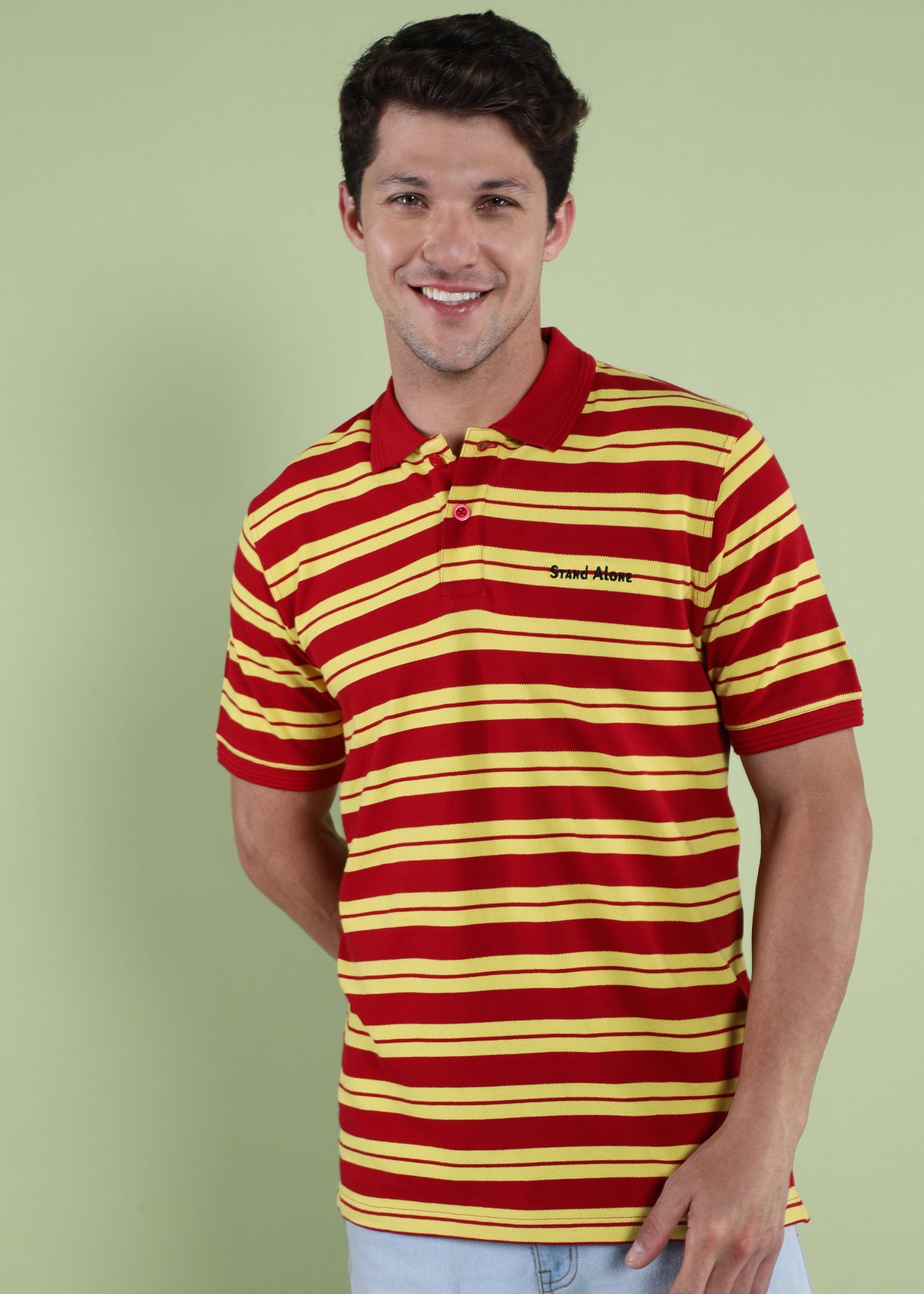 Striped Polo