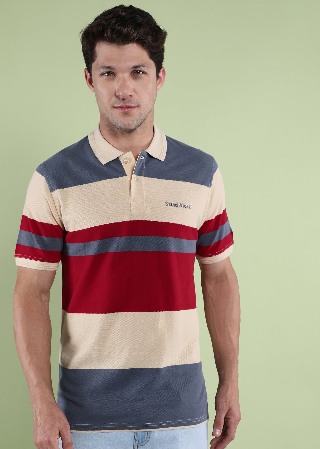 Striped Polo - Regular Fit