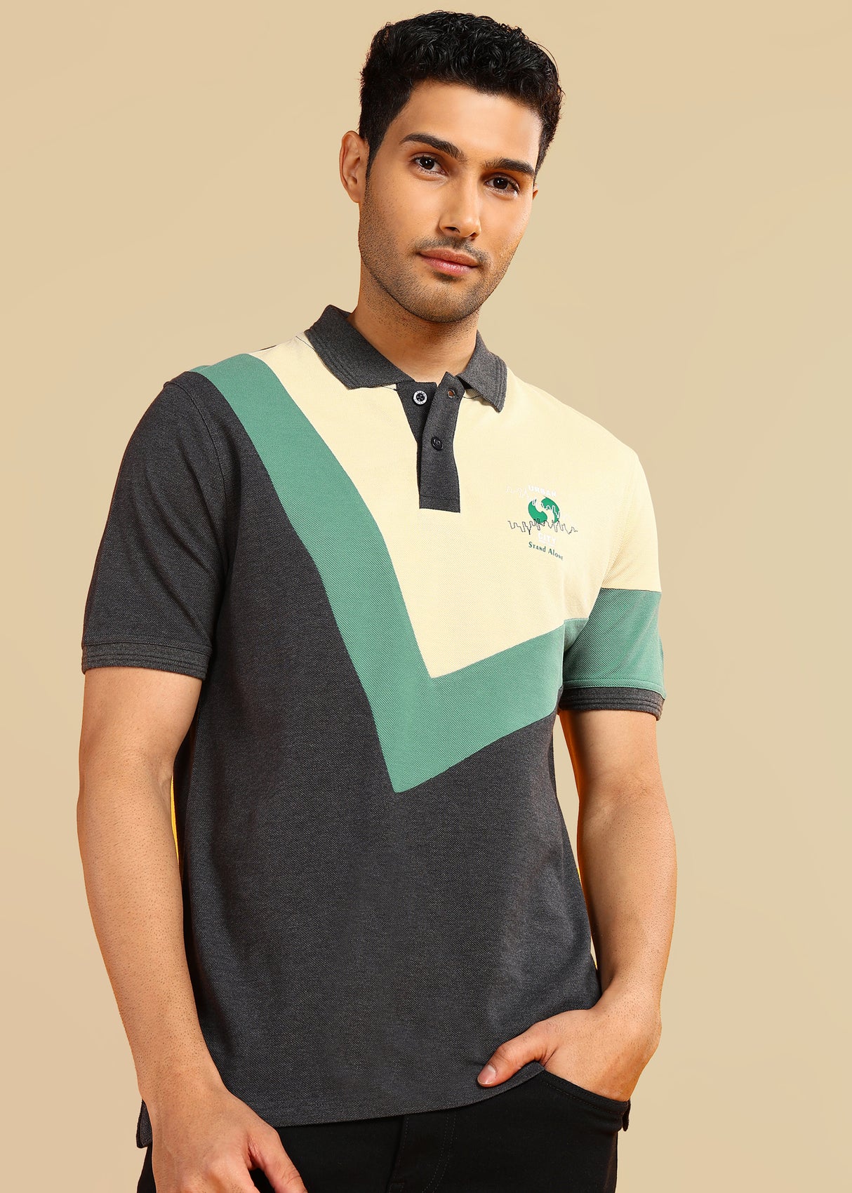 Colorblock Polo