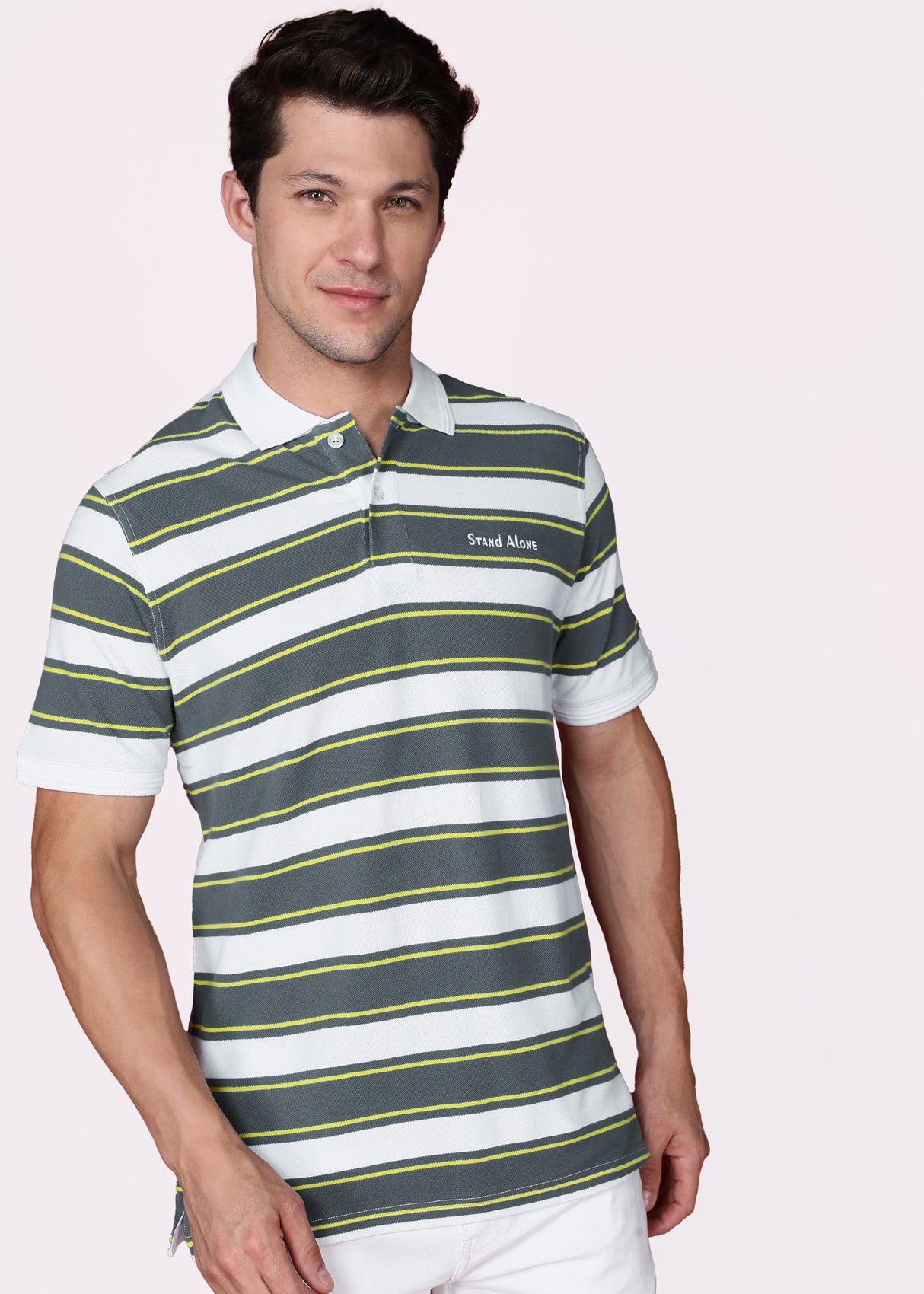 Striped Polo