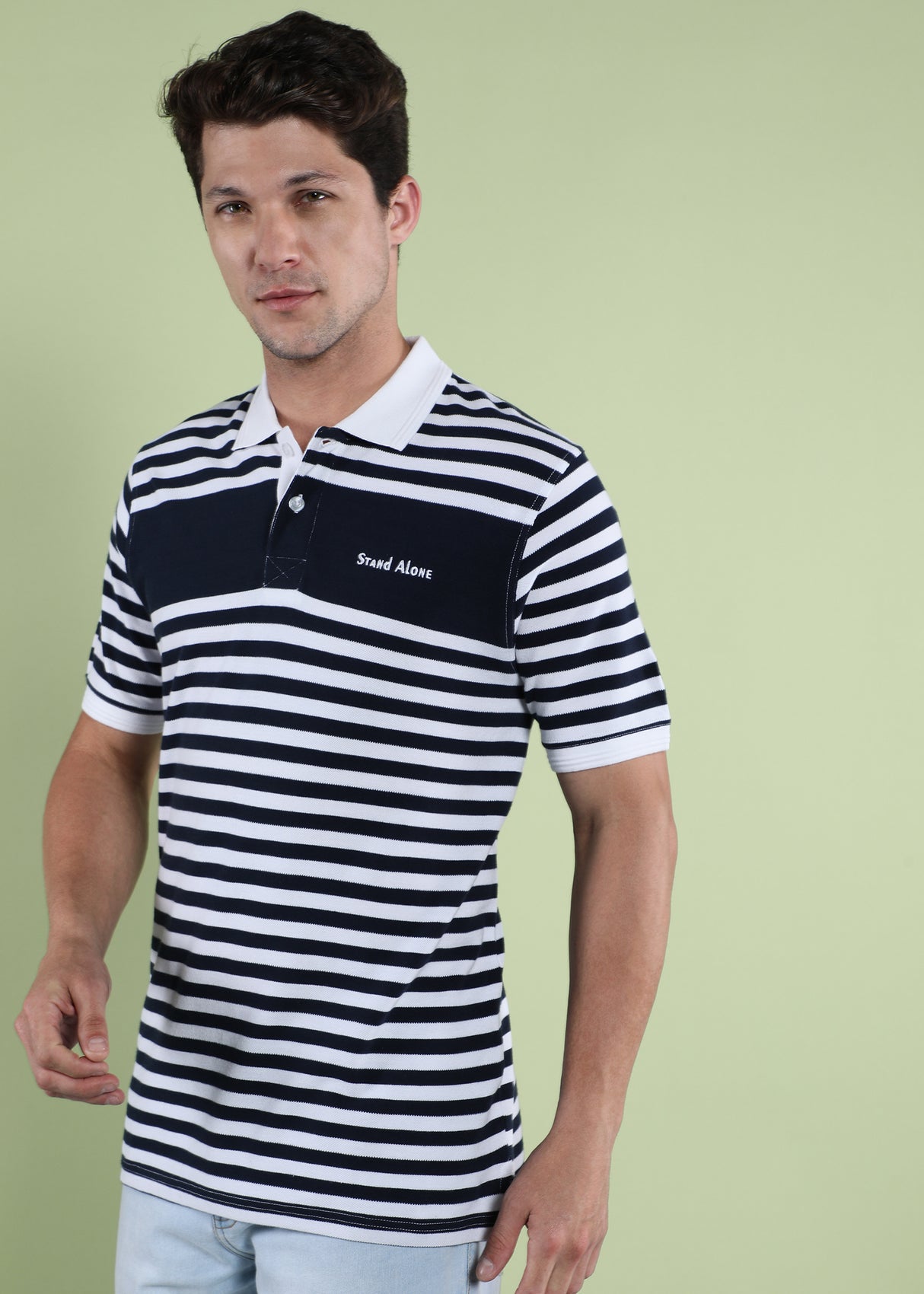 Striped Polo