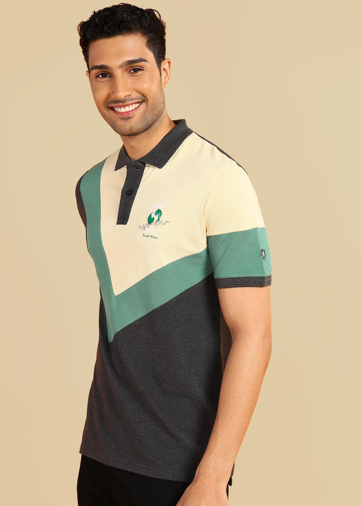 Colorblock Polo