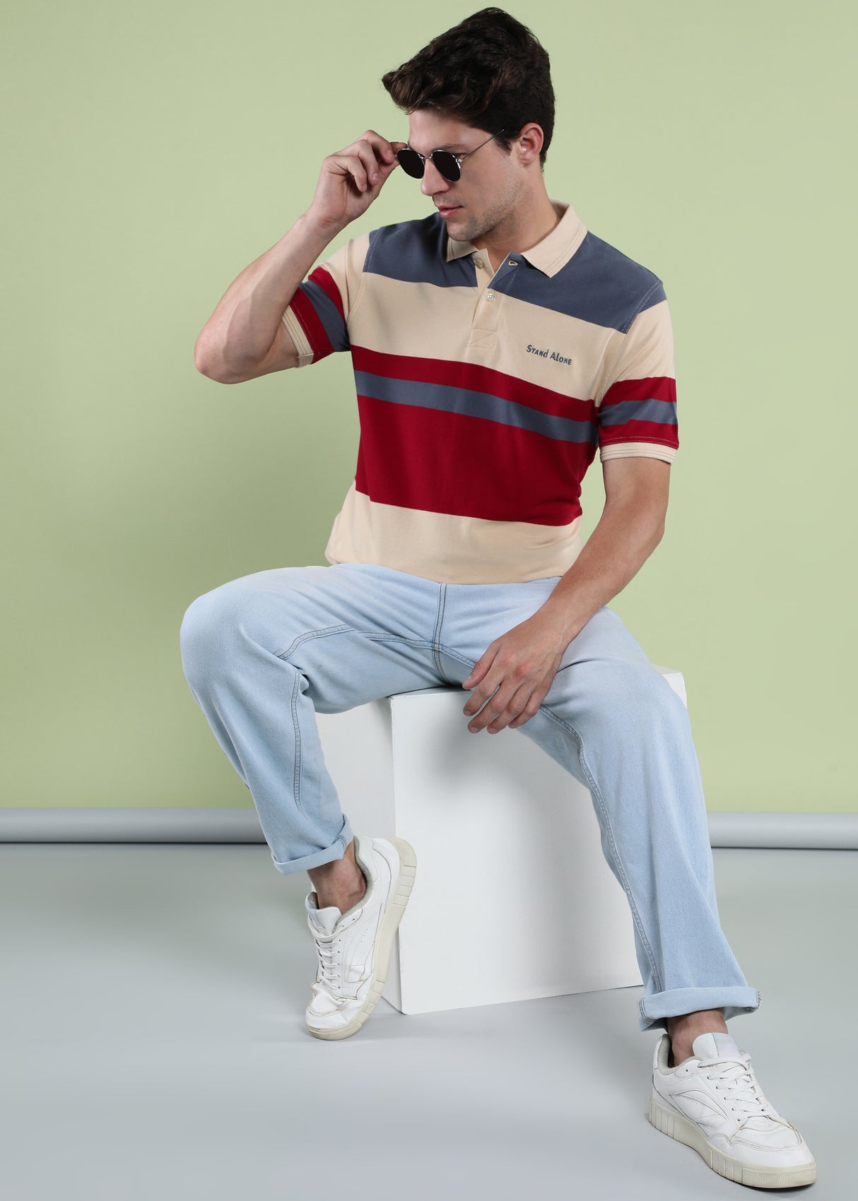 Striped Polo - Regular Fit