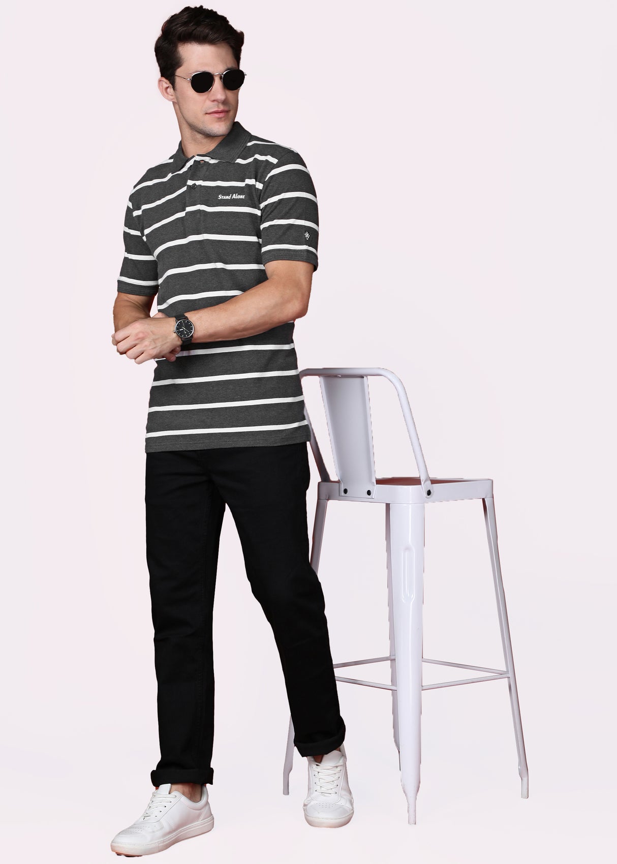 Striped Polo