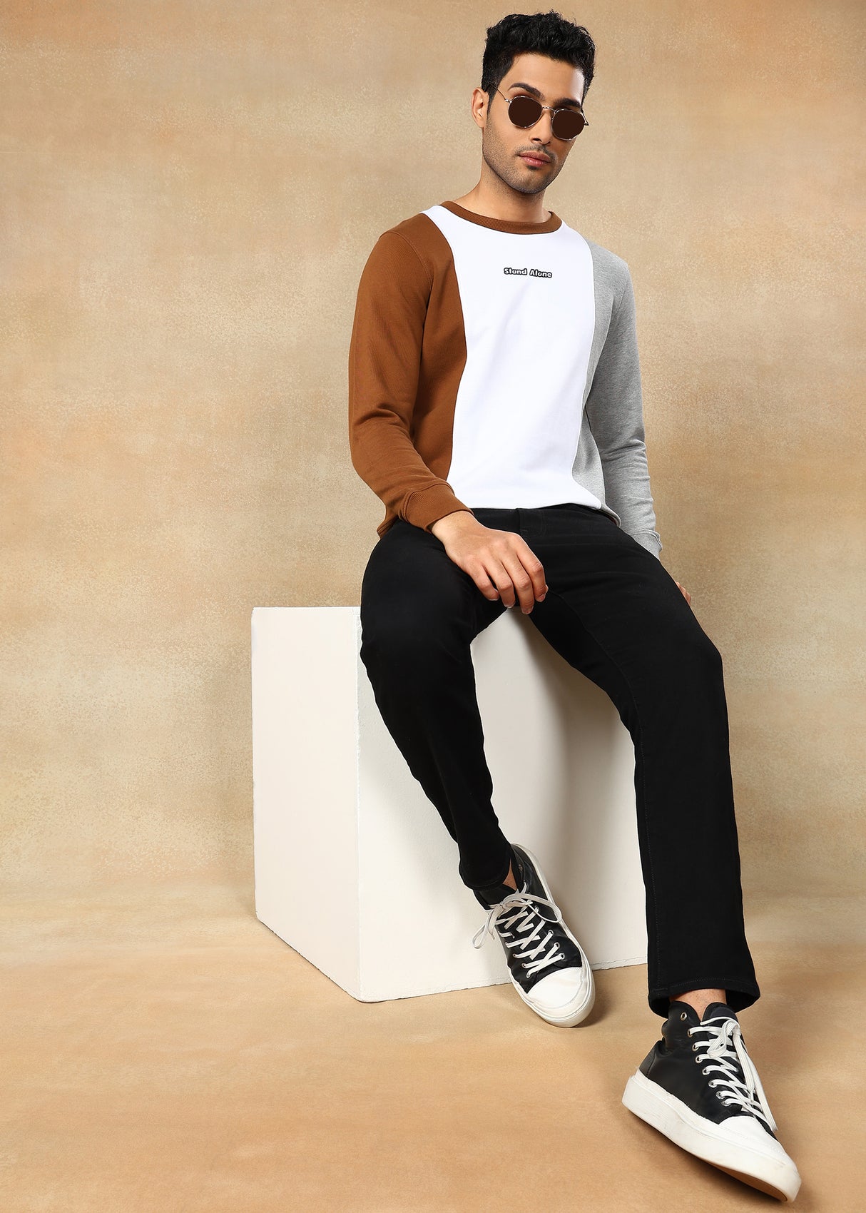 Color Block Sweatshirt