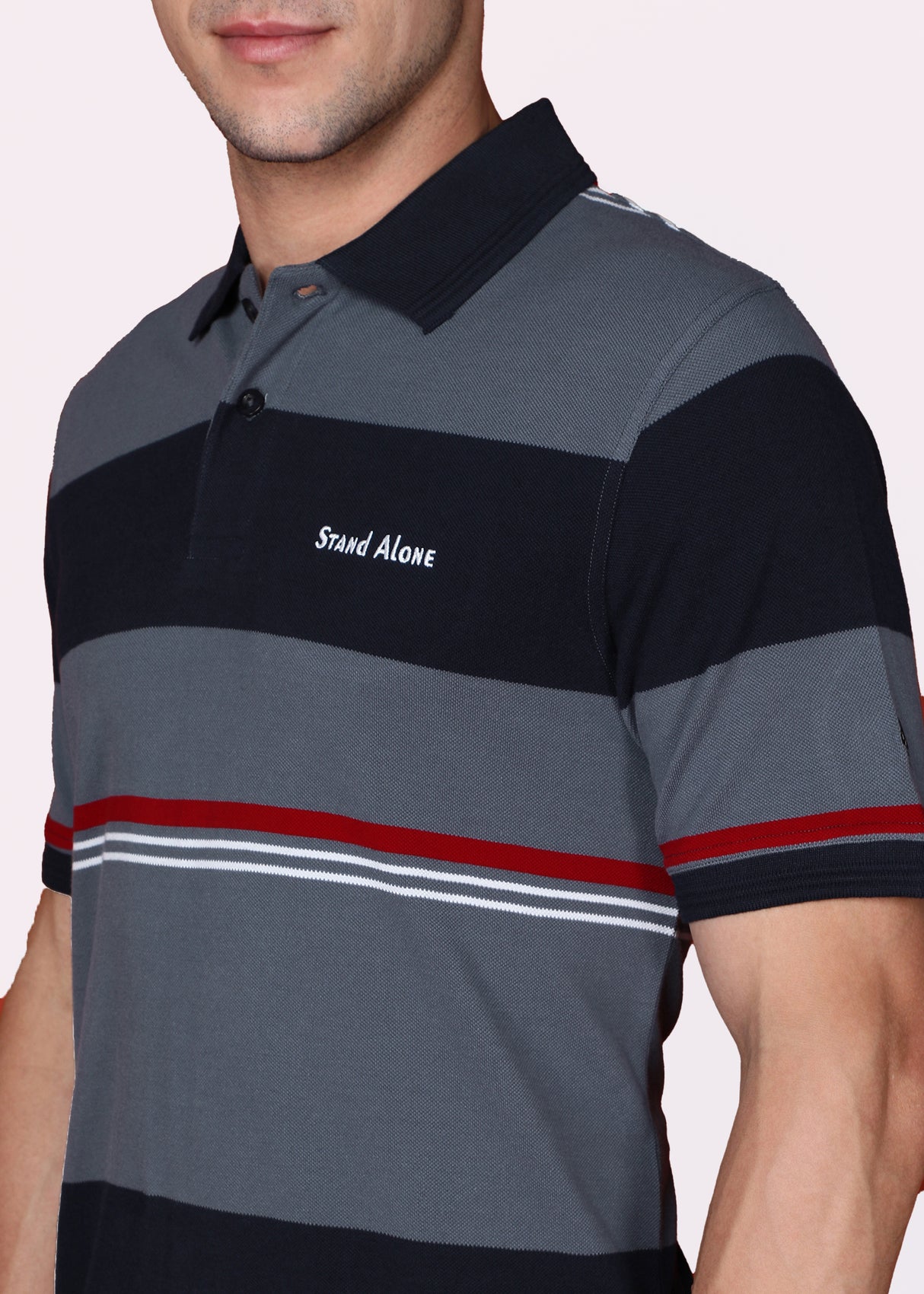 Striped Polo