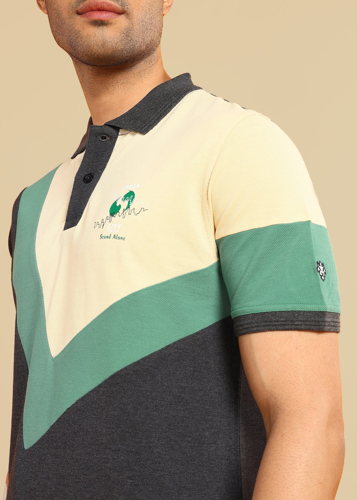 Colorblock Polo