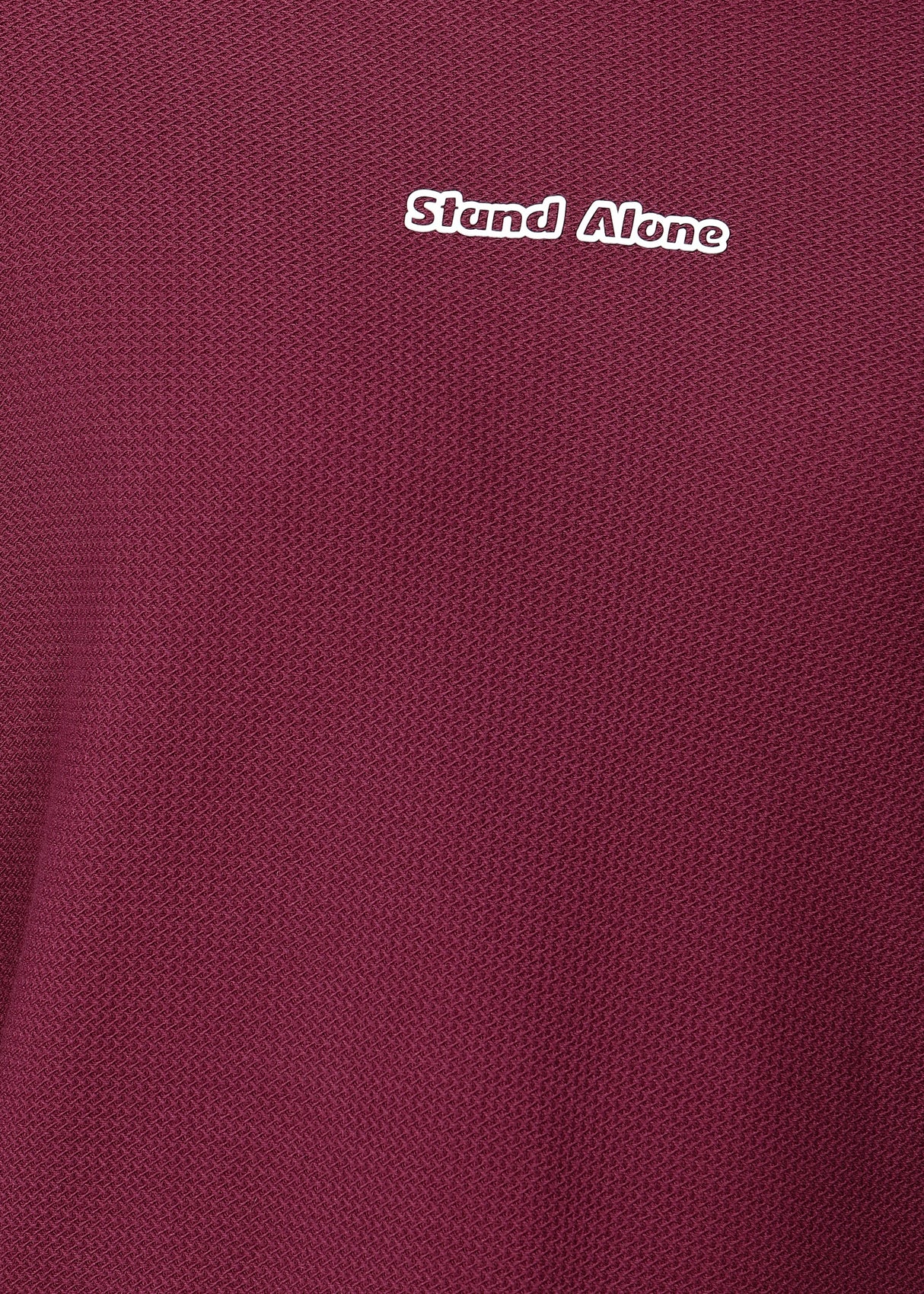 Textured Solid Sweatshirt