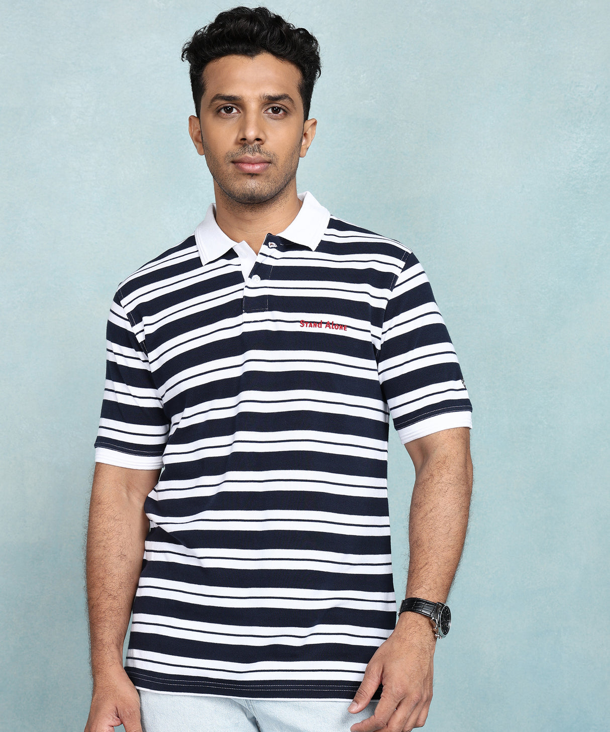 Striped Polo