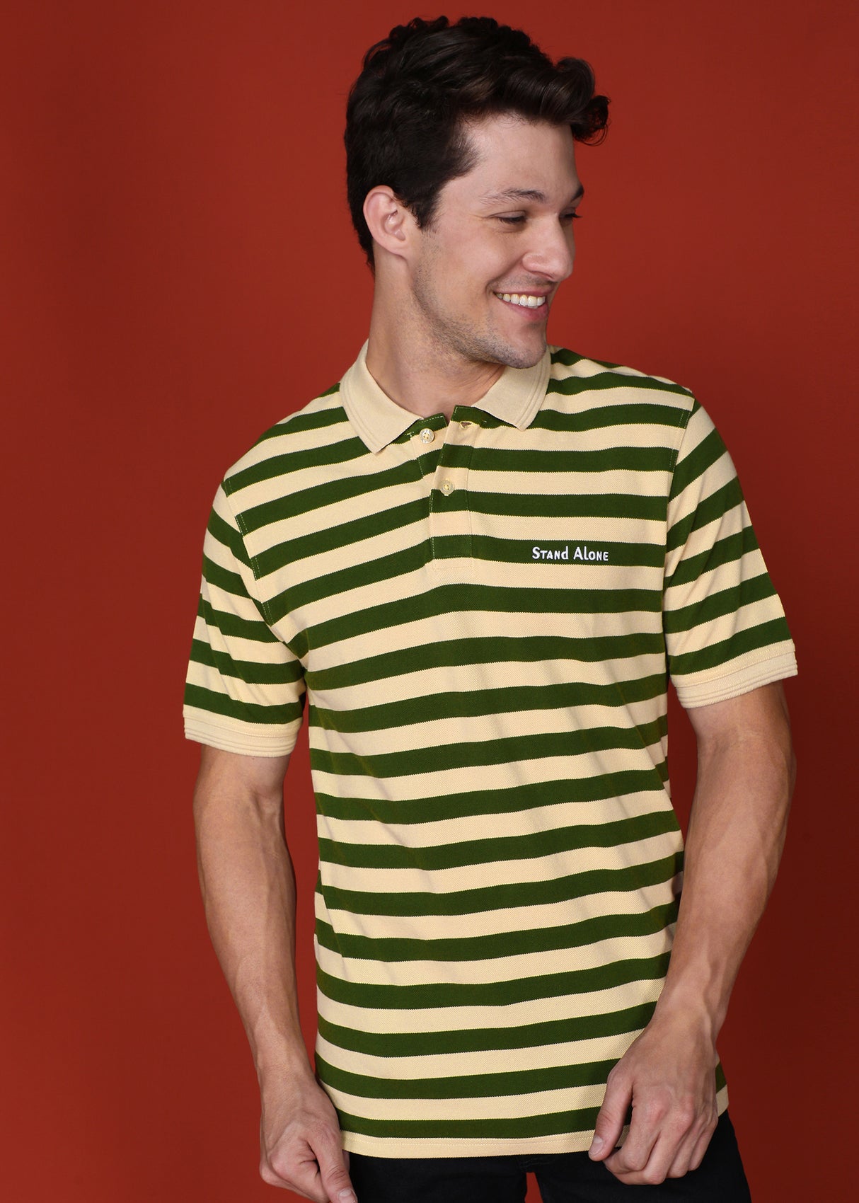 Striped Polo