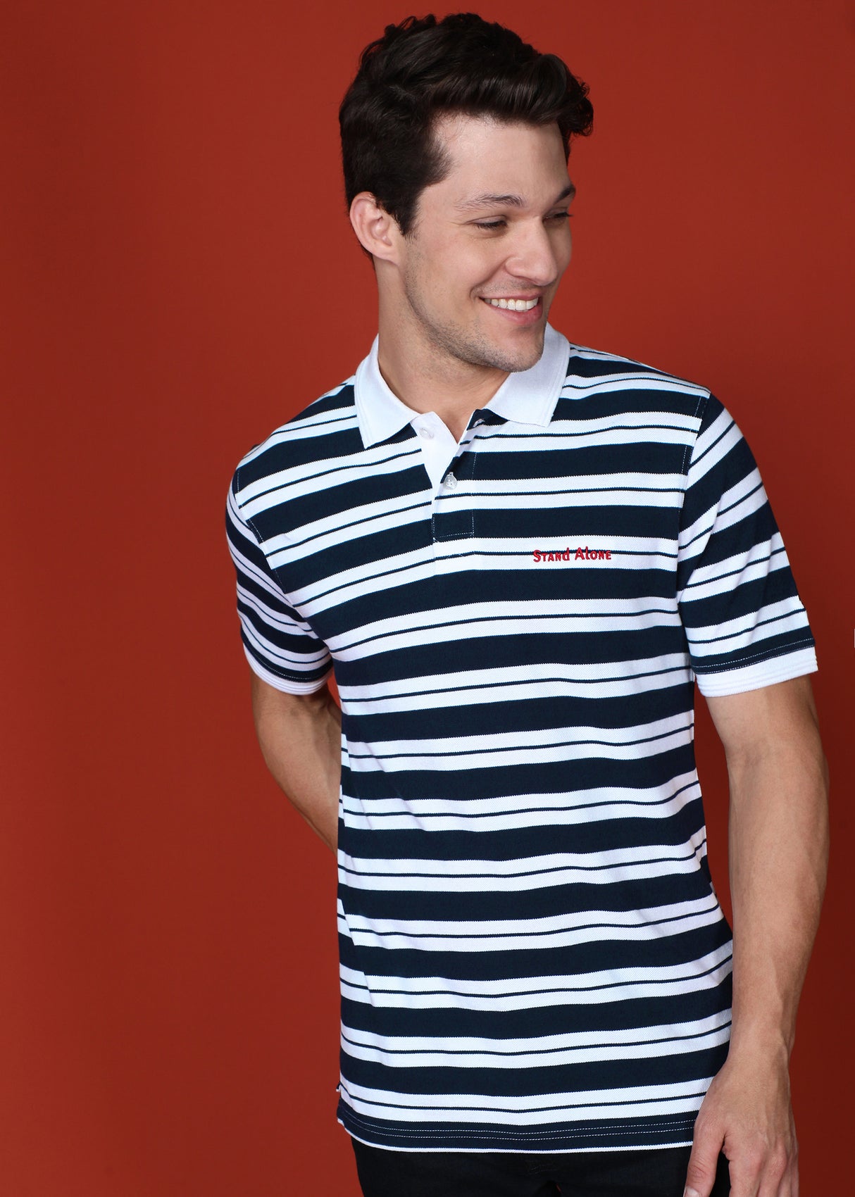 Striped Polo