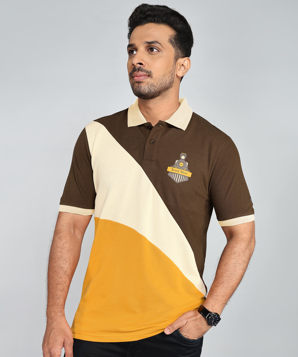 Colorblock Polo