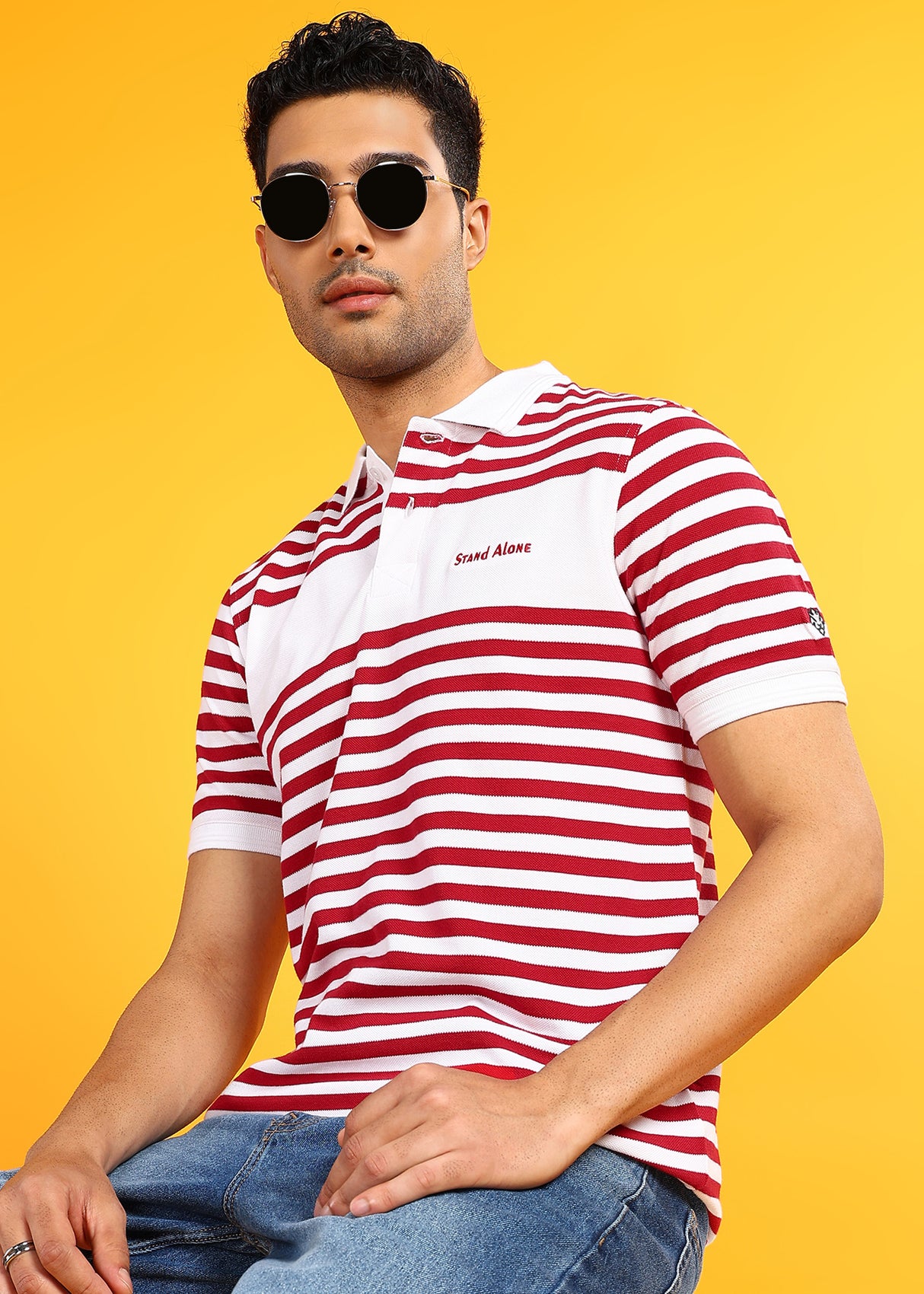 Striped Polo