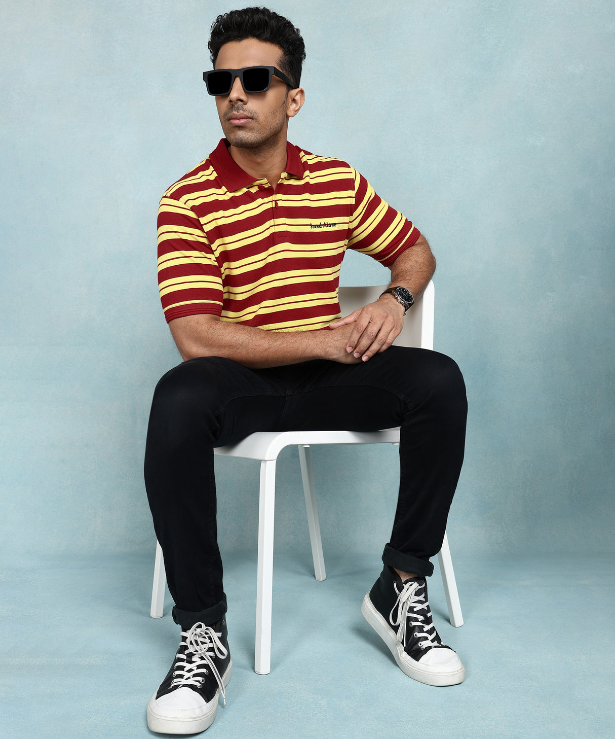 Striped Polo