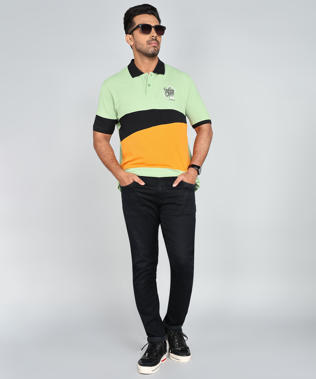 Colorblock Polo