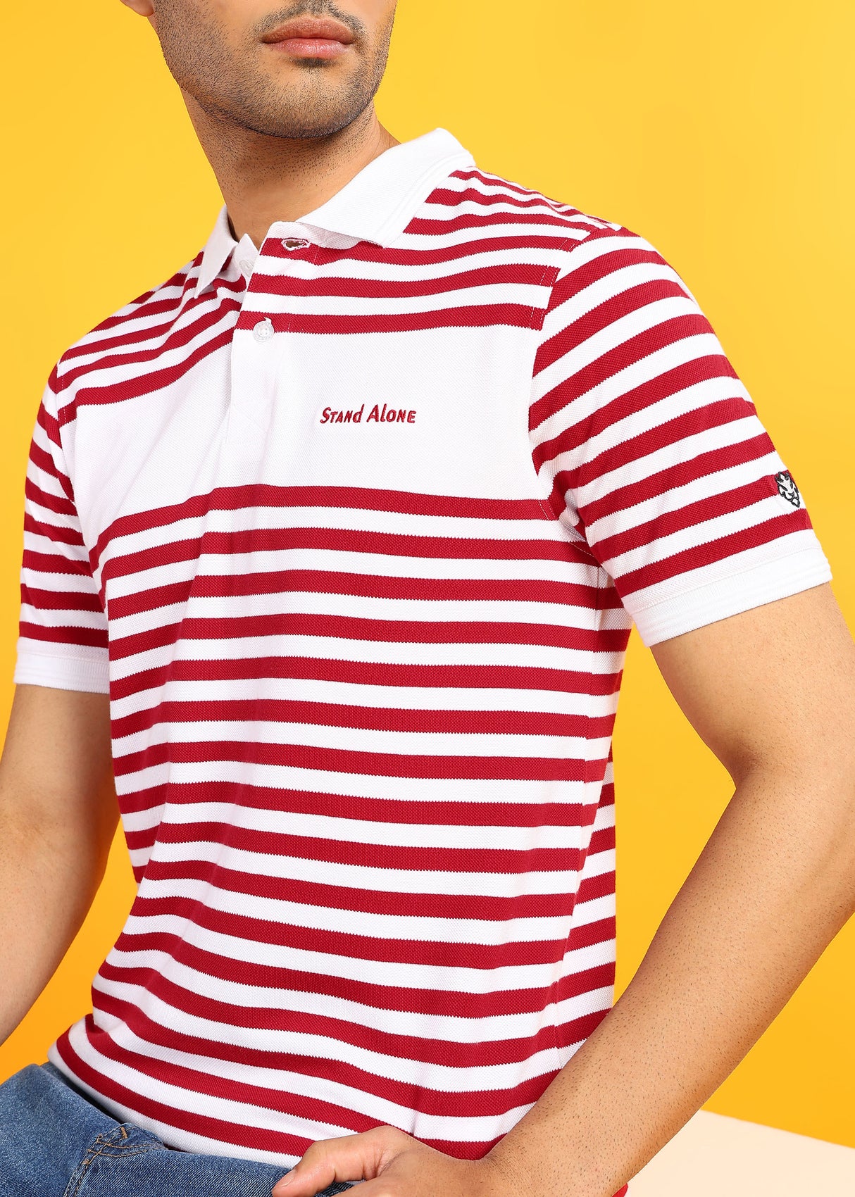 Striped Polo