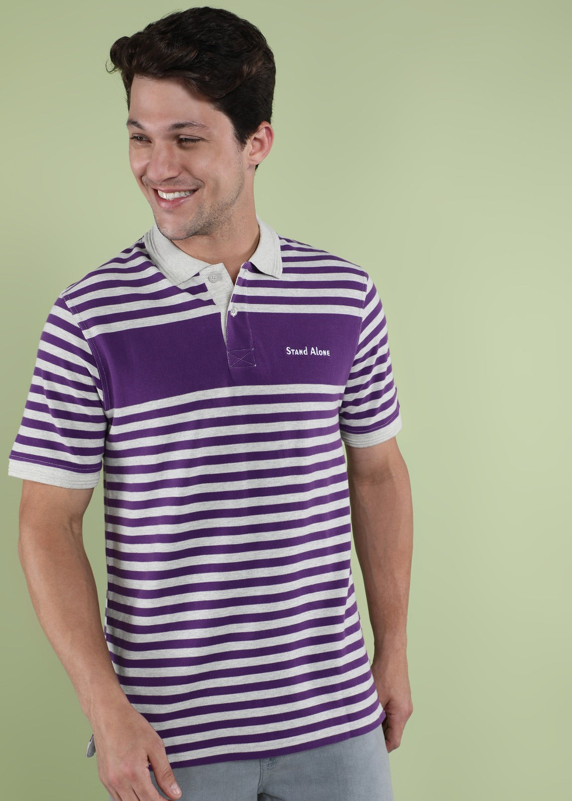 Striped Polo