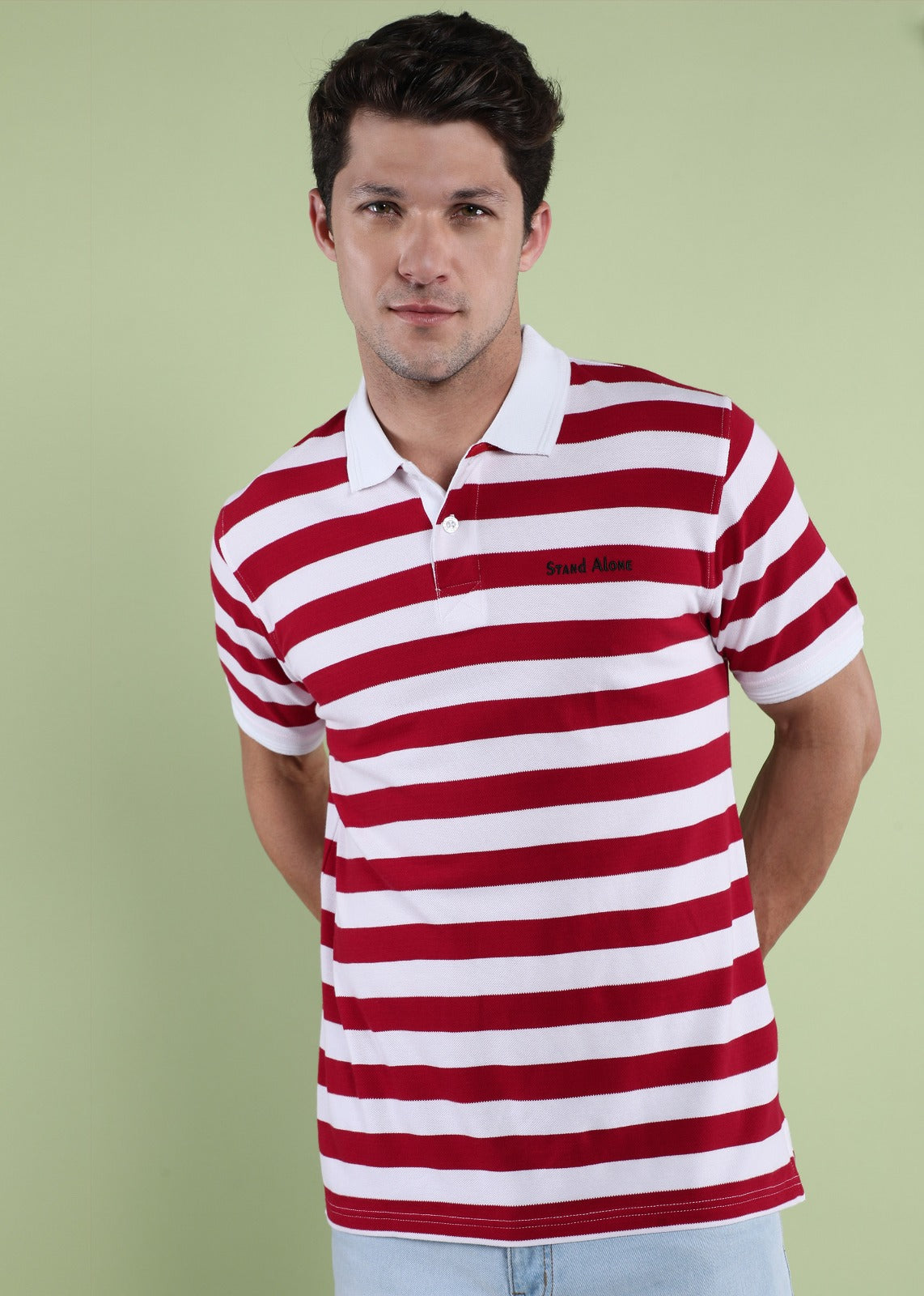 Striped Polo